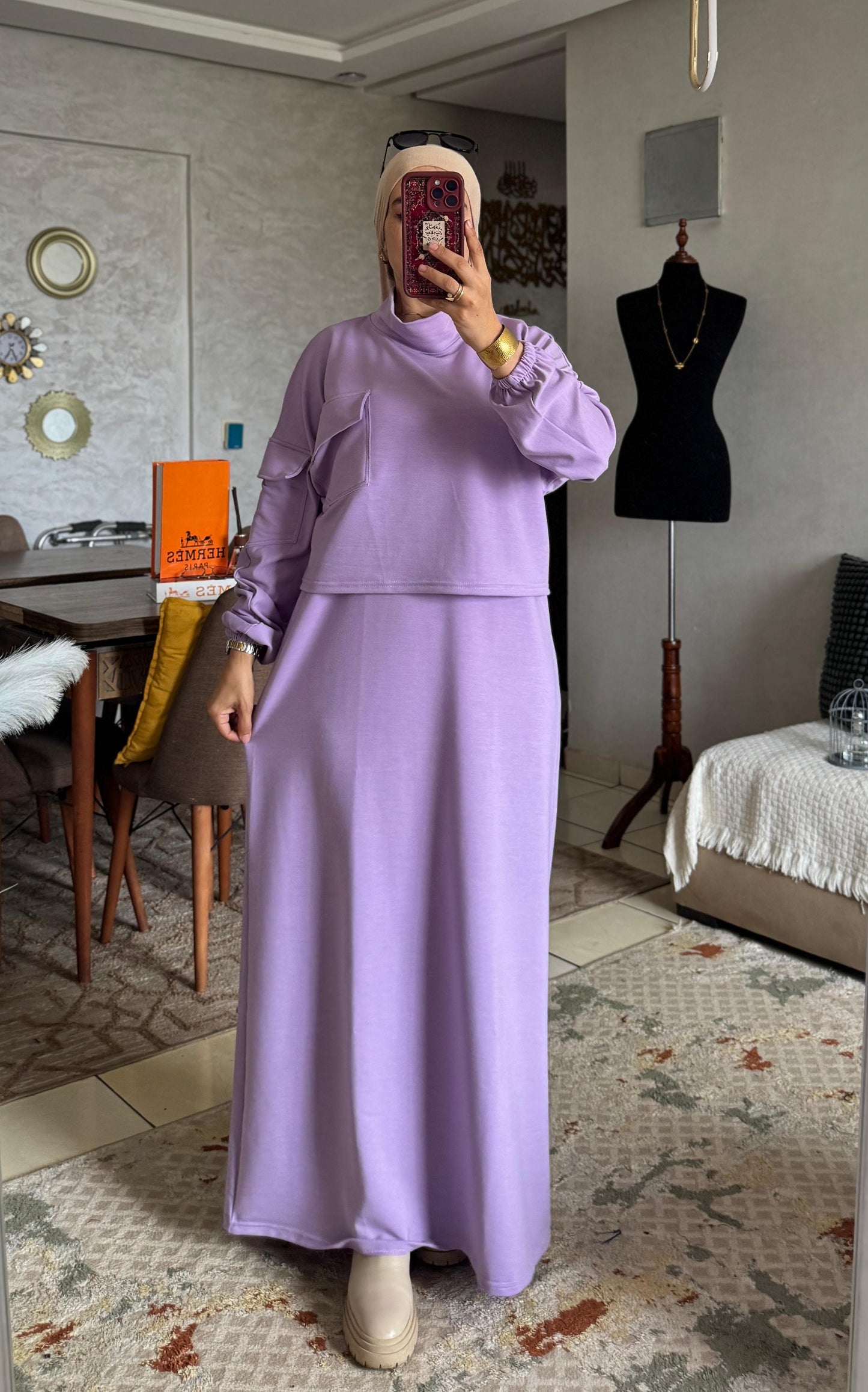 طقم نسائي عصري (قطعتين) - أناقة وراحة لكل يوم