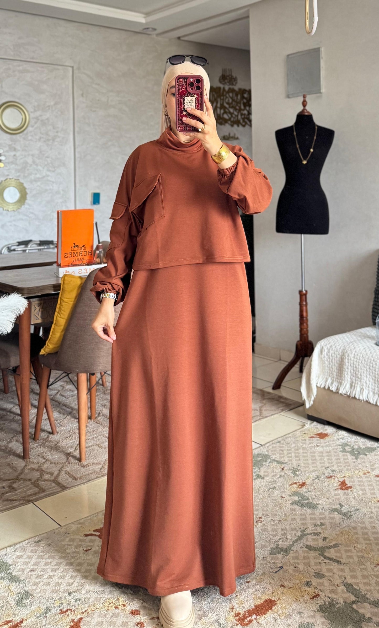 طقم نسائي عصري (قطعتين) - أناقة وراحة لكل يوم