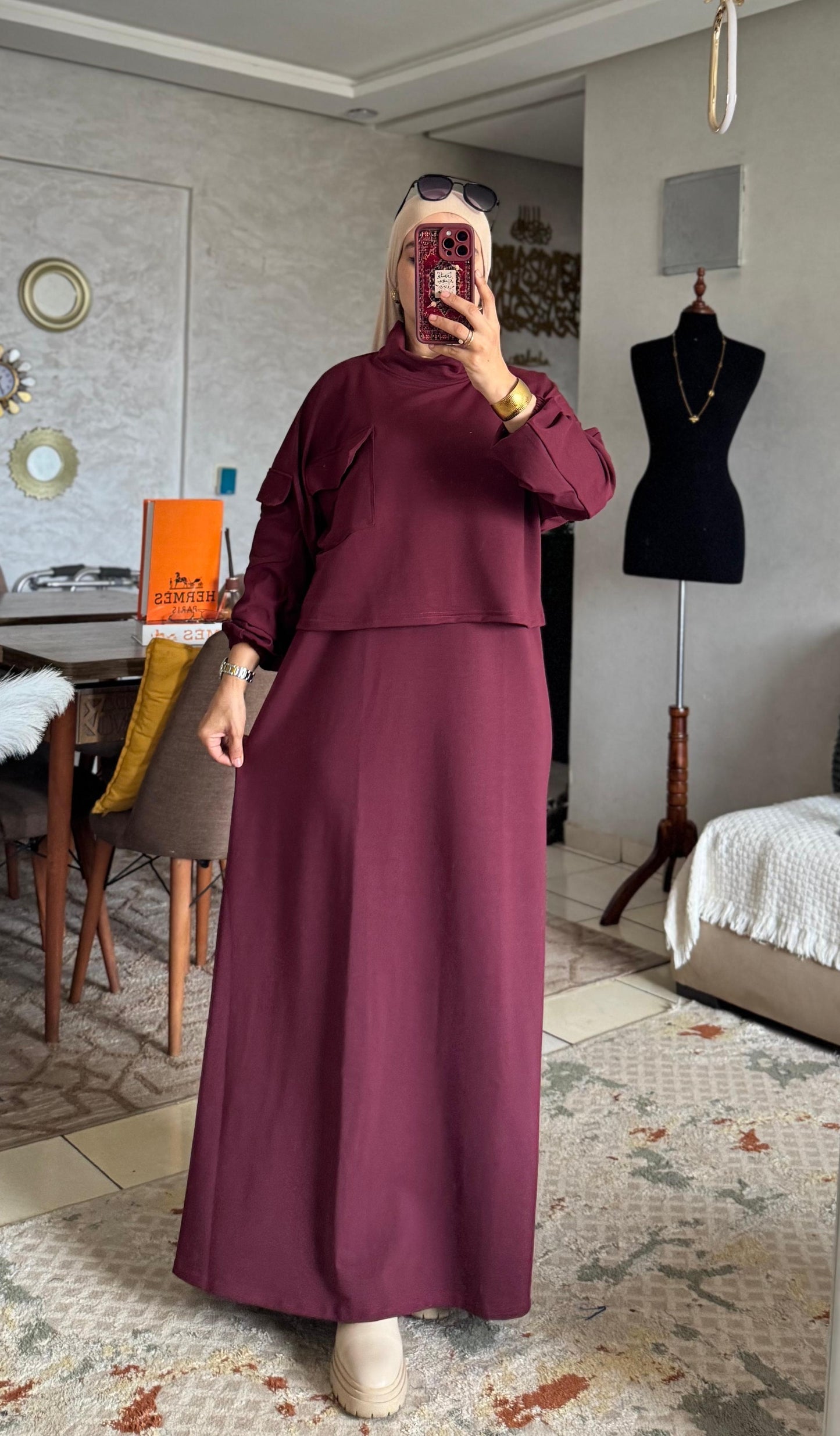 طقم نسائي عصري (قطعتين) - أناقة وراحة لكل يوم