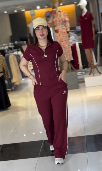 Ensemble de Sport "Alo" Premium – Chic & Confort en Lycra Haute Qualité